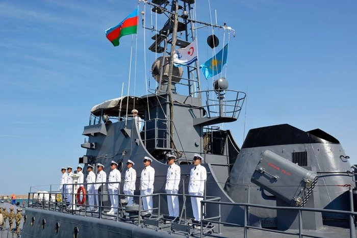 Озарбайжон ва Қозоғистон ҳарбий-денгиз кучларининг зарбаларини ўтказади