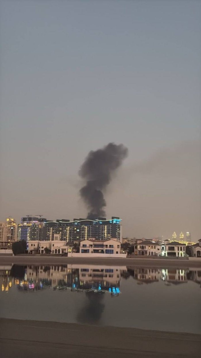 Dubayda portlash: Palm Jumeirah hududida yong‘in