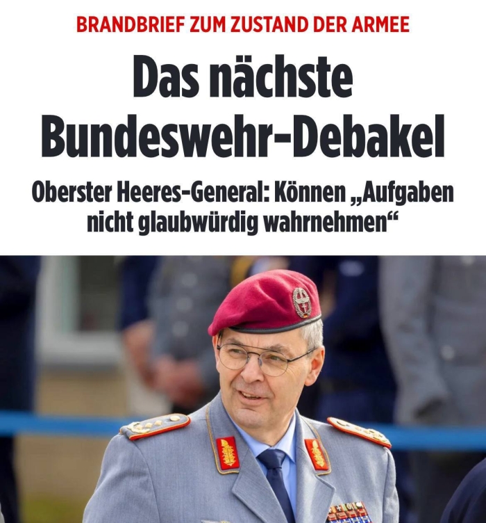 Germaniya NATO oldidagi majburiyatlarini to‘liq bajara olmaydi