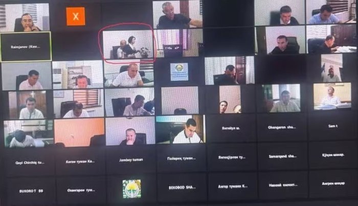 ZOOM`da "hunar" ko‘rsatgan davlat xizmatchisi ishdan haydaldi