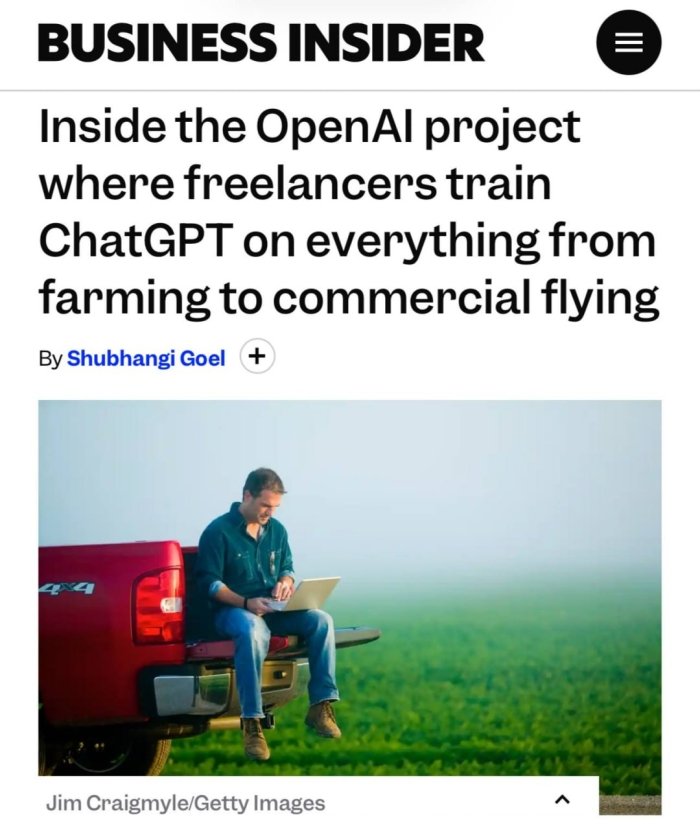 OpenAI turli kasb egalarini jalb etmoqda: sun’iy intellekt yangi bosqichga chiqmoqda