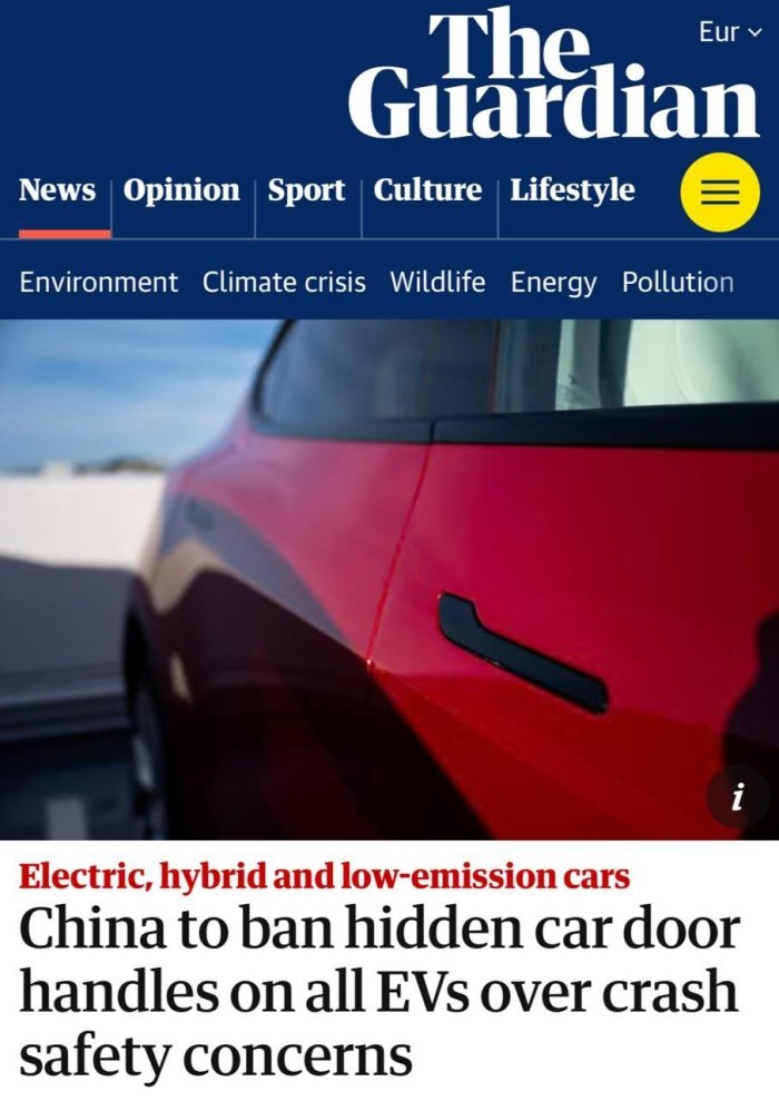 Xitoyda ilk bor avtomobillarda suriladigan eshik tutqichlari taqiqlandi