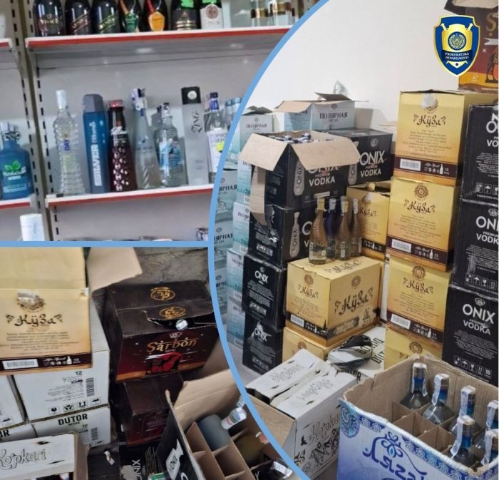 Qalbaki aksiz markali alkogol mahsulotlarini savdoga chiqarilishining oldi olindi