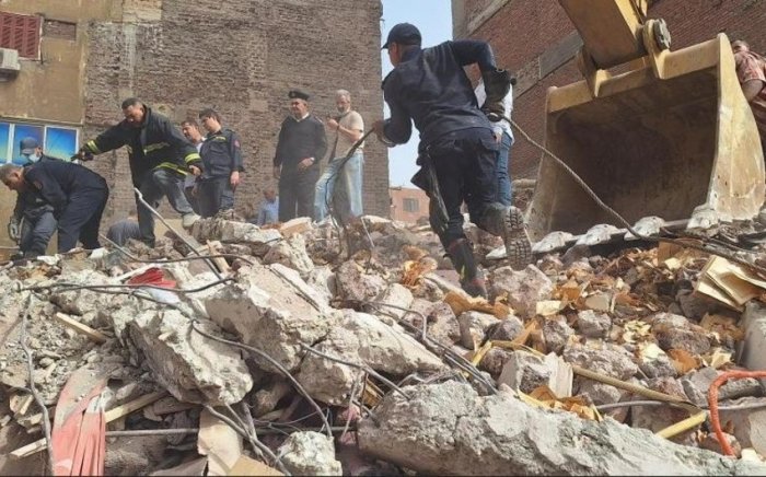 Misrda binoning qulashi natijasida 9 kishi halok bo‘ldi
