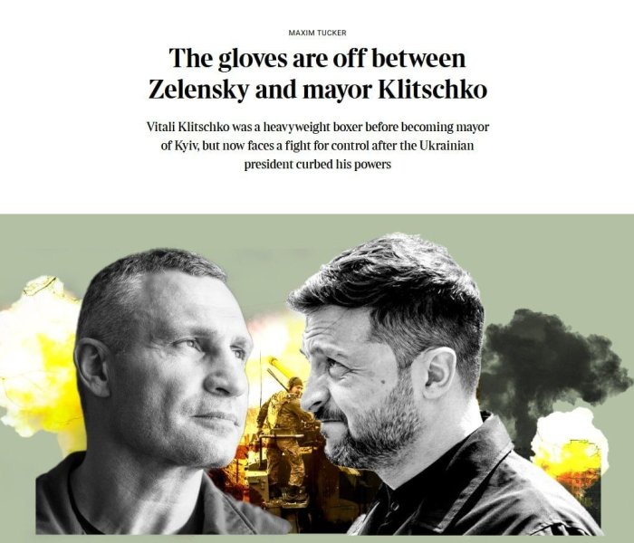 Kiyev meri Vitaliy Klichko The Times gazetasiga bergan intervyusida shahar kengashi faoliyati reydlar, tergovlar va soxta jinoiy ishlar ochish tahdidlari tufayli falaj holatga tushganini ma’l