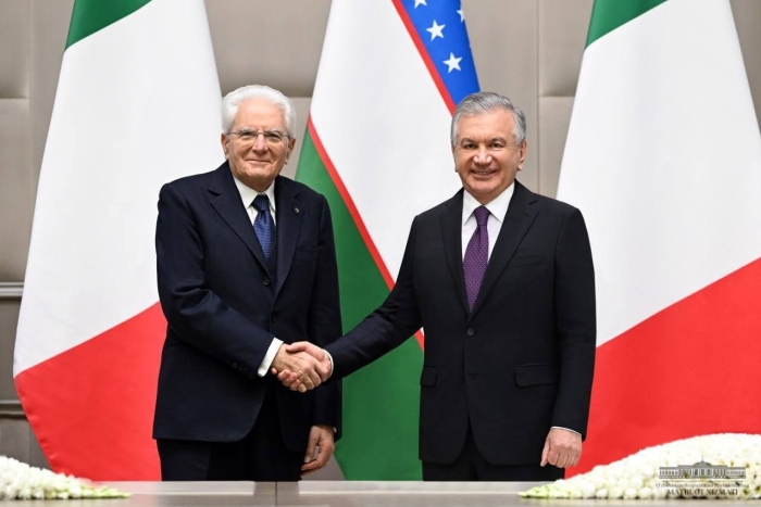 O‘zbekiston bilan Italiya o‘rtasidagi ko‘p qirrali hamkorlikni yanada rivojlantirish bo‘yicha qator ikki tomonlama hujjatlar imzolandi