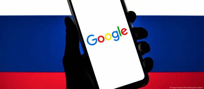 Yil davomida Rossiya Google'dan 784 000 ta kontentni olib tashlashni talab qildi