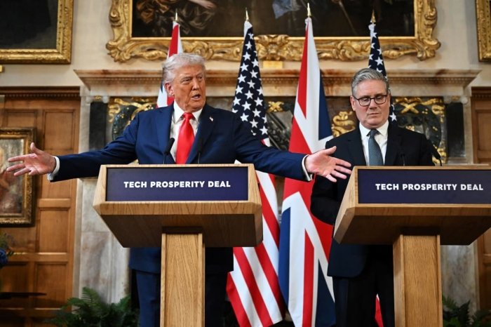 Tramp Britaniyaning Falastinni tan olishini istamayapti