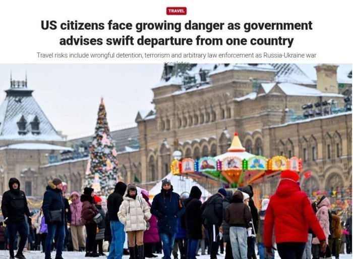  АҚШ ўз фуқароларини Россияни тарк этишга чақирмоқда — Fox News 