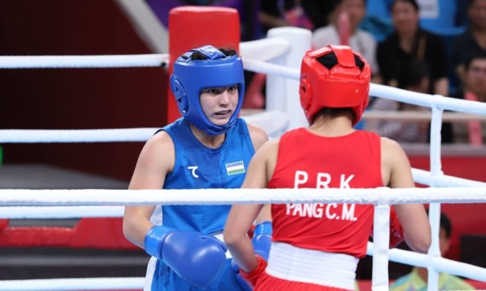 Олимпиада-2024. Нигина Ўктамова жаҳон чемпионига қарши жанг ўтказди