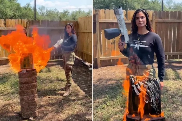AQSh Kongressiga nomzod ayol Qur’onni yoqish aks etgan tashviqot videosini e’lon qildi (video)