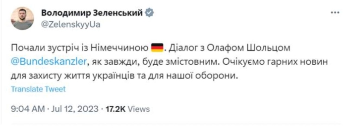 Zelenskiy NATO yetakchilari bilan uchrashdi