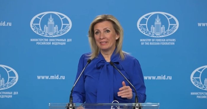 Захарова Киевни парад меҳмонларига террор таҳдиди қилганликда айблади