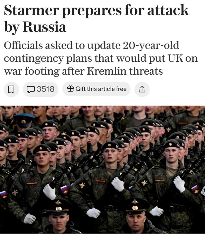 Британия Россиянинг эҳтимолий ҳужумига яширинча тайёрланмоқда - The Telegraph