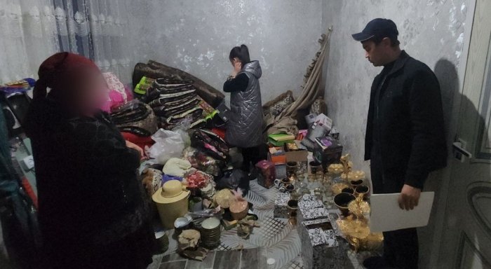 Ғаллаорол ва Зафарободда келинлик сарполари МИБ томонидан олиб берилди