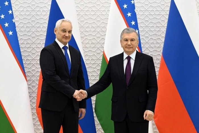 Shavkat Mirziyoyev Rossiya Federasiyasi mudofaa vazirini qabul qildi