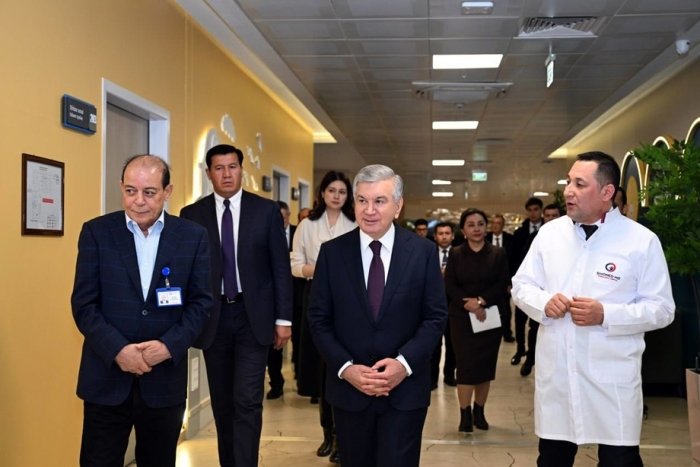 Президент 30 млн доллар эвазига қурилган тиббиёт марказини бориб кўрди