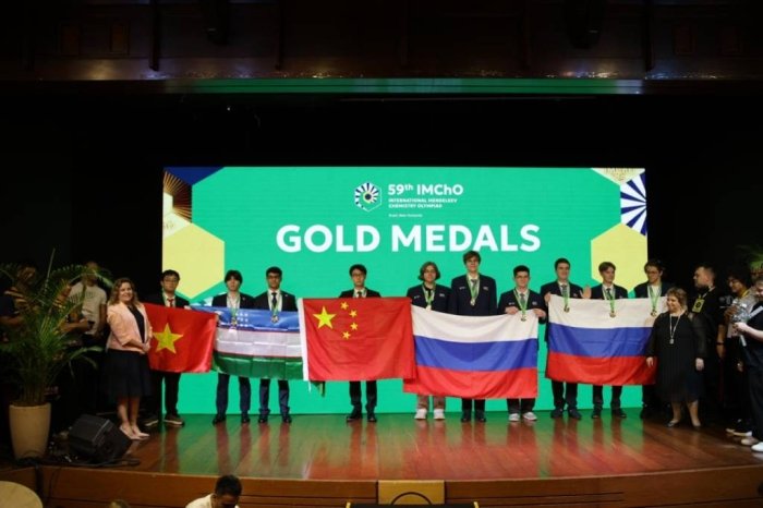 O‘zbekiston kimyochilari Mendeleev olimpiadasida 7 ta medal