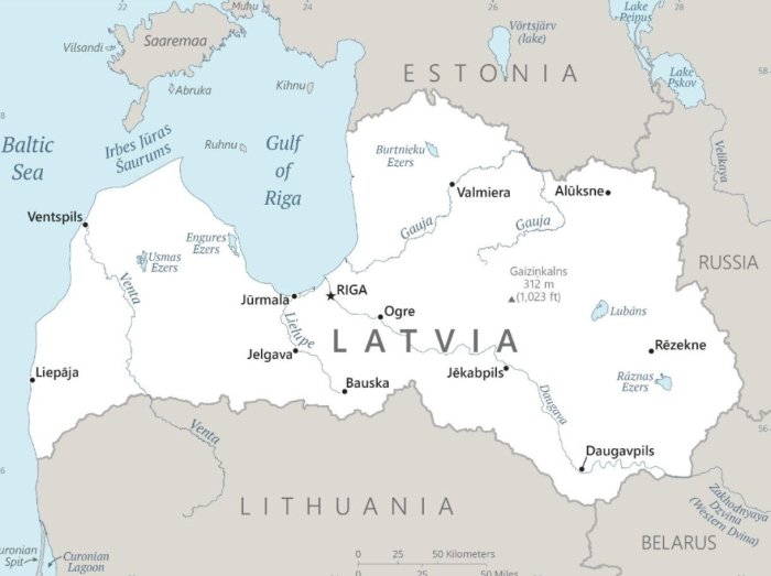  Latviya Rossiya va Belarus bilan chegarasi bo‘ylab havo hududini yopadi