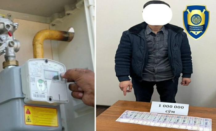Gaz ta’minoti bo‘limining ta’mirlash xizmati boshlig‘i ushlandi