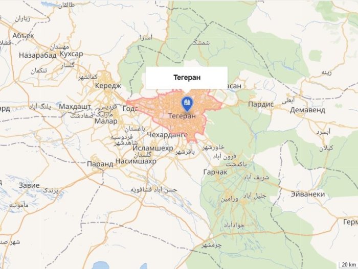 Eron poytaxtni Tehrondan ko‘chirish imkoniyatini ko‘rib chiqmoqda