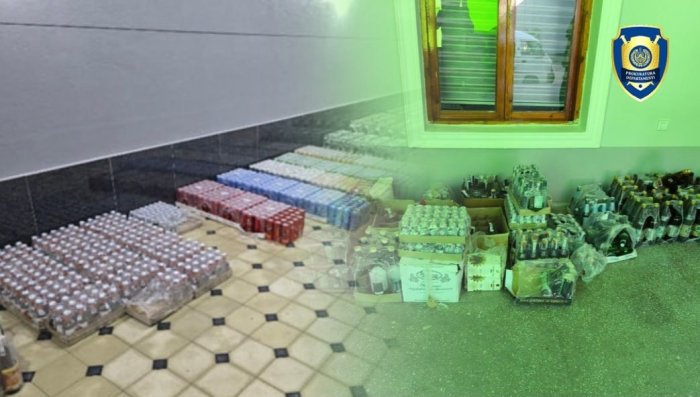 Андижон ва Хоразм вилоятларида қалбаки акциз маркали алкоголь маҳсулотларини сотувга қўйган савдо дўконлари аниқланди