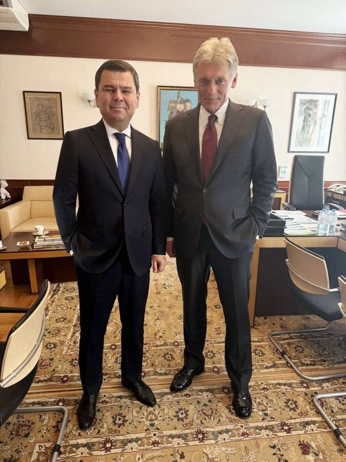 Sherzod Asadov Peskov bilan uchrashdi