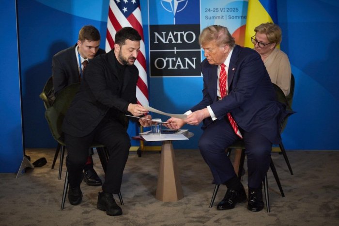 Зеленский NATO саммити доирасида Трамп билан ўтказган учрашуви тафсилотларини маълум қилди 