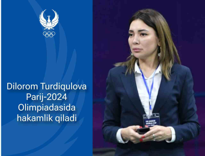 Ўзбекистонлик Дилором Турдиқулова Париж-2024 Олимпиадасида ҳакамлик қилади