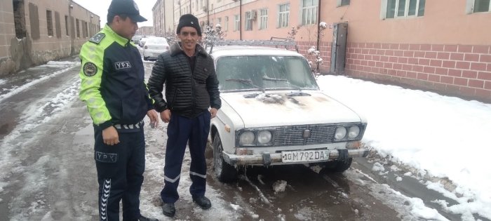 Olmaliqdagi "zapravka"larning birida jiguli qisman yondi