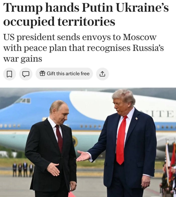 Қрим ва рус қўшинлари назоратидаги бошқа ҳудудлар Россияга тегишли деб тан олинадами?