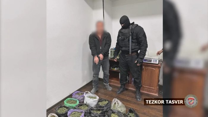 Samarqandda 5 kg “marixuana” giyohvandlik vositasini sotayotgan shaxs qo‘lga olindi