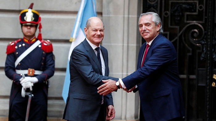 Argentina prezidenti va Germaniya kansleri energetika sohasidagi hamkorlikni muhokama qildi