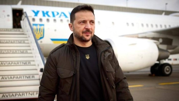 Vladimir Zelenskiy bugun Rimda