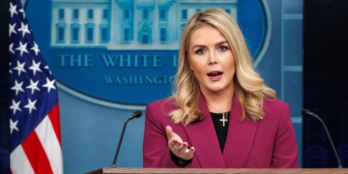 Оқ уй матбуот котиби: "Трамп Эроннинг уч босқичли музокаралар таклифини муҳокама қилди"