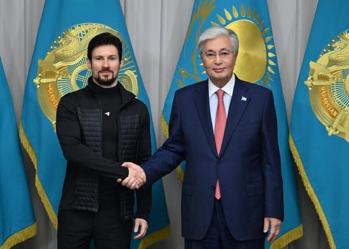 Pavel Durov Qosim-Jo‘mart To‘qayev bilan uchrashdi va Qozog‘istonda sun’iy intellekt laboratoriyasi tashkil etilishini e’lon qildi Pavel Durov Qosim-Jo‘mart To‘qayev bilan uchrashdi va Qozog‘istonda sun’iy intellekt laboratoriyasi tashkil etilishini e’lon qildi