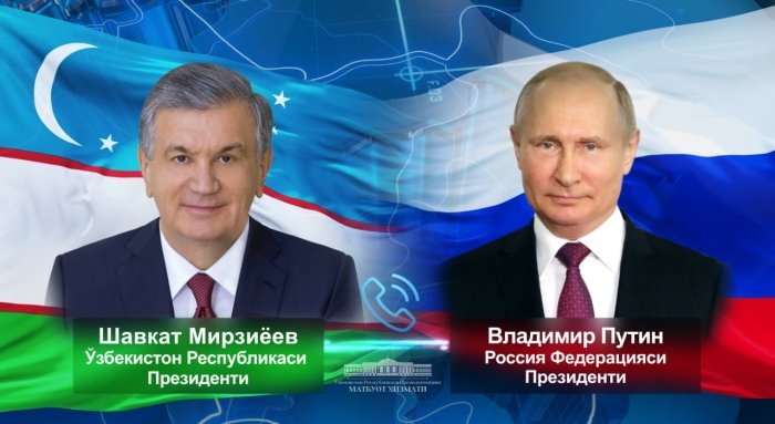 Shavkat Mirziyoyev Vladimir Putin bilan telefon orqali muloqot qildi