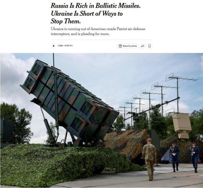 Ukraina Rossiya raketalari ko‘paygani, havo hujumidan mudofaa vositalari yetishmayotganidan shikoyat qilmoqda
