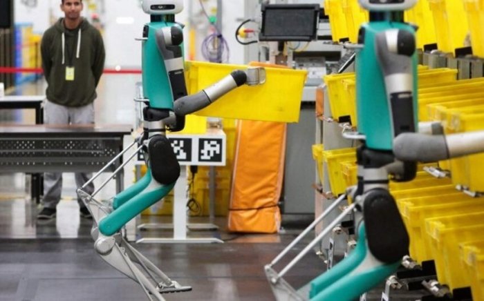 Amazon омборларида тез орада одамлардан кўра кўпроқ роботлар иш бошлайди