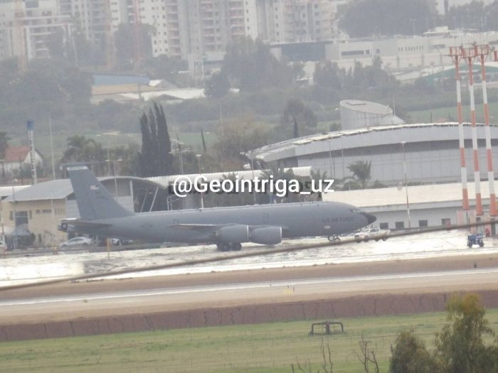  AQSh harbiy yoqilg‘i quyish samolyotlari Isroilga qo‘ndi