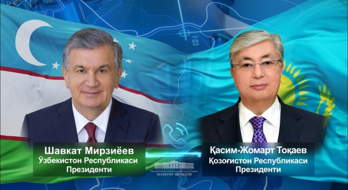 Shavkat Mirziyoyev Qozog‘iston prezidenti bilan telefon orqali muloqot qildi