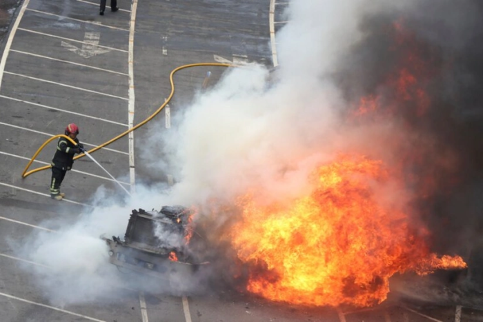 Bomba o‘rnatilgan avtomobilning portlashi oqibatida besh kishi halok bo‘ldi