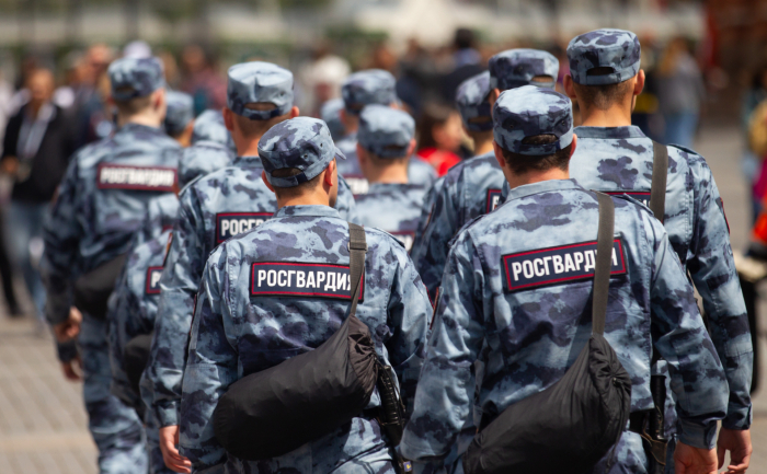 Rossiya gvardiyasi isyonda gumon qilinmoqda