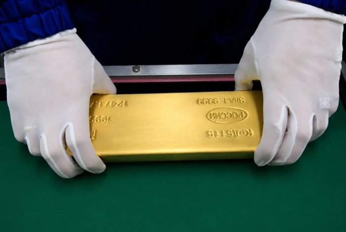 Rossiya Markaziy bankining oltin zaxiralari so‘nggi besh yildagi eng past darajaga tushdi