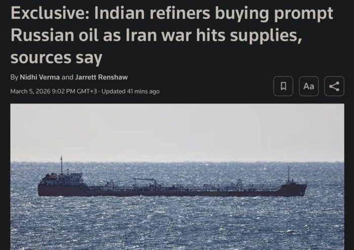 Россиянинг Urals нефти тўсатдан премиум тоифага кўтарилди