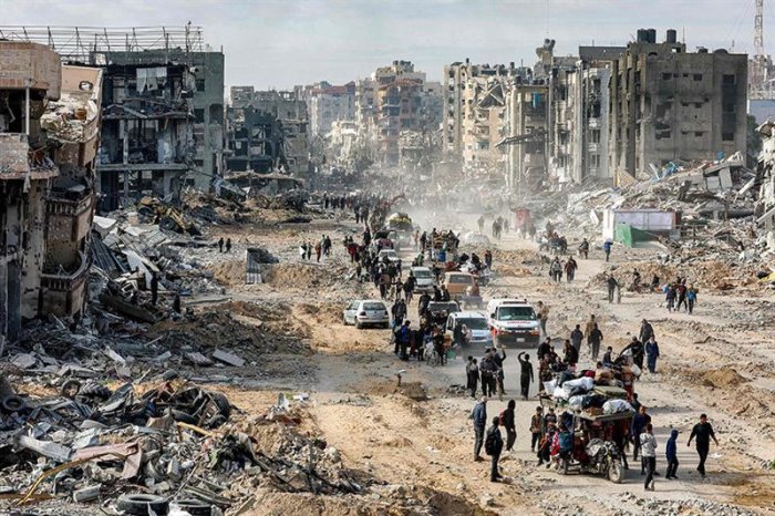 Isroil "genosid va etnik tozalash"ni davom ettirib, G‘azoning 77 foizini nazorat qilmoqda