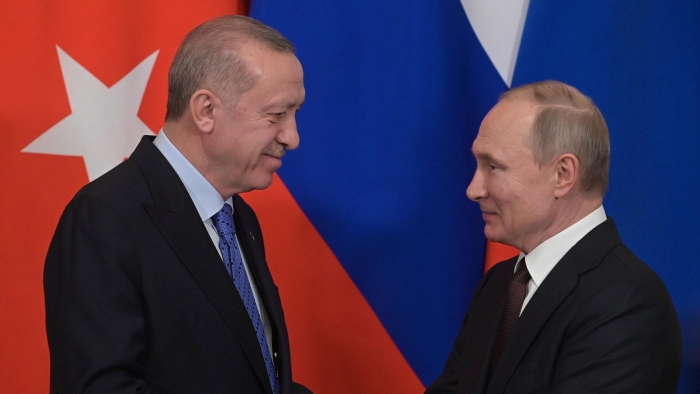 Putin va Erdog‘an Turkiya-Suriya masalalarini muhokama qildi
