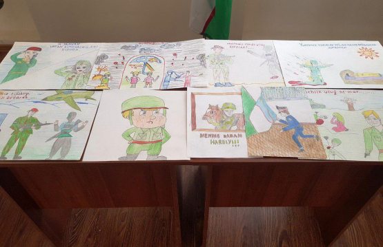 “Менинг армиям ‒ менинг фахрим” мавзусида ижодий ишлар кўрик танлови ўтказилди (+видео)