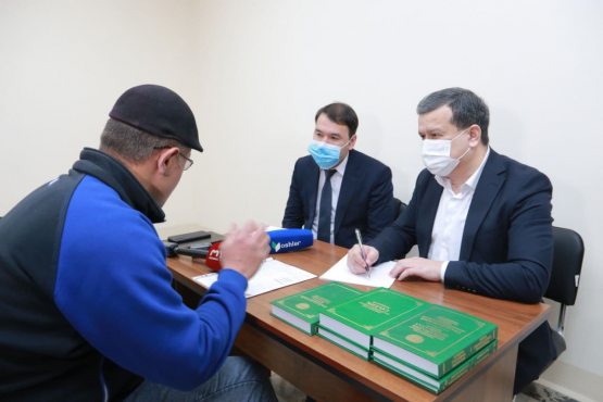 Fuqarolarning murojaatlari o‘rganilib, ularga huquqiy ko‘mak berildi