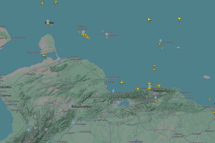 АҚШ самолётлари Венесуэла қирғоқларида учишмоқда